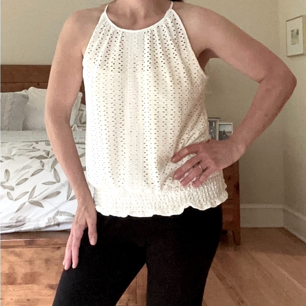 White House Black Market Halter Neck Top